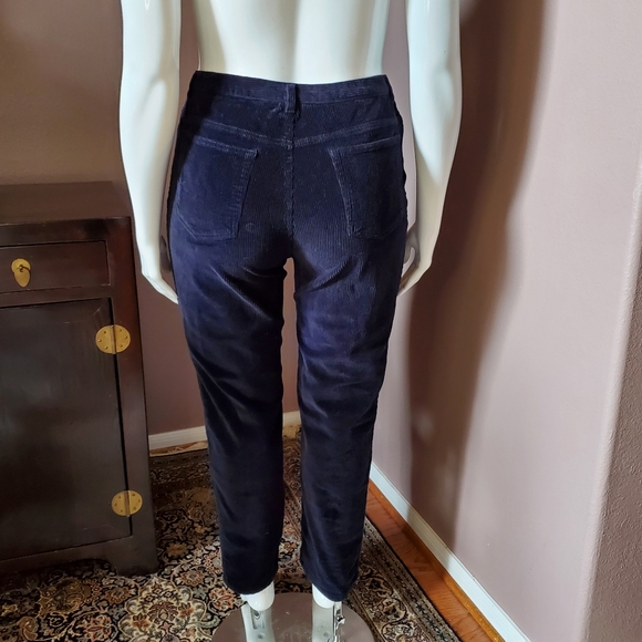 JONES NY Sport blue wide wale cord jeans 16 - Picture 3 of 5